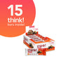 Think! Minis Protein Snack Bars, Gluten Free, Chunky Chocolate Peanut, 15 Count
