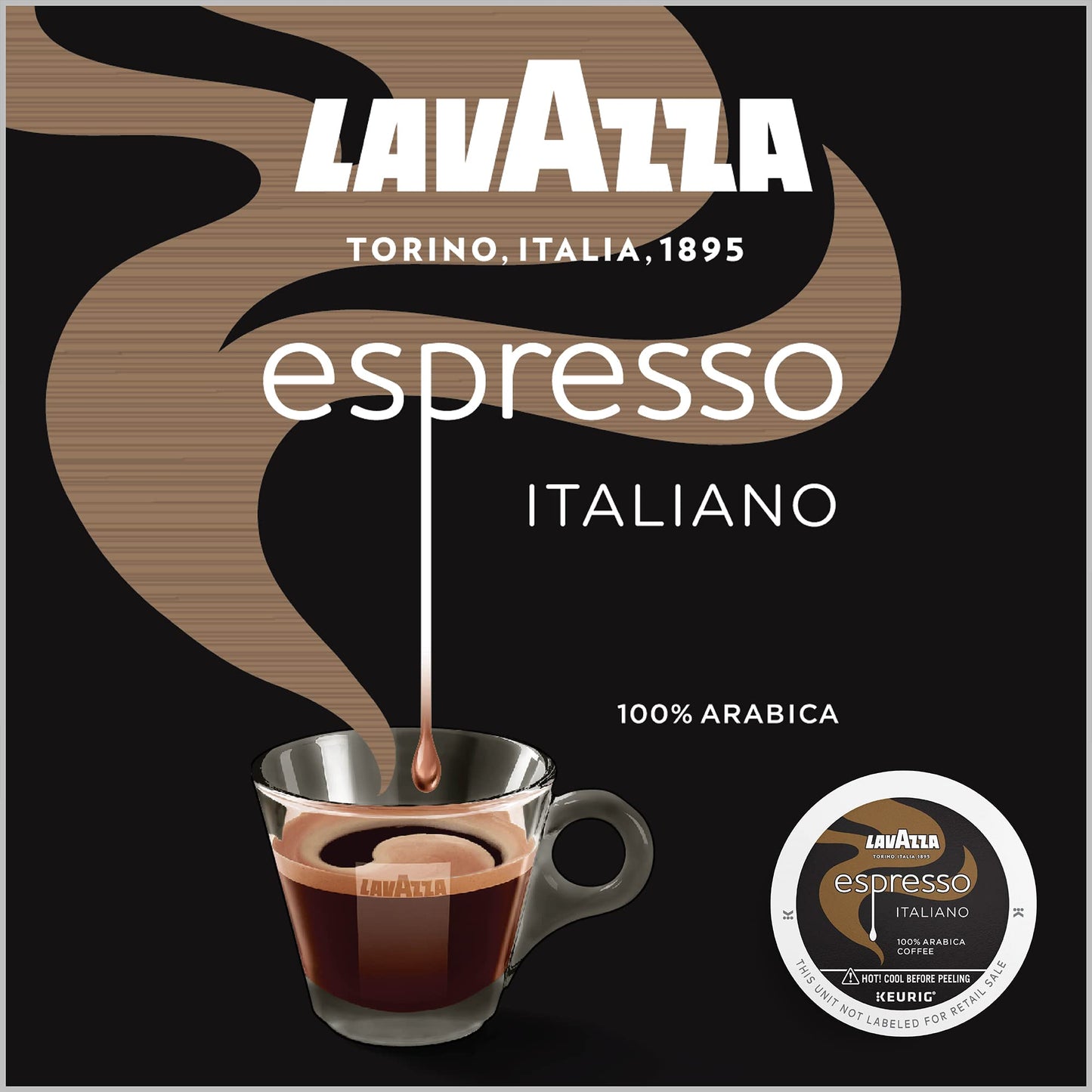 Lavazza Espresso Italiano Single-Serve Coffee K-Cups for Keurig Brewer, Medium Roast, 100% Arabica, Value Pack, 10 Count (Pack o