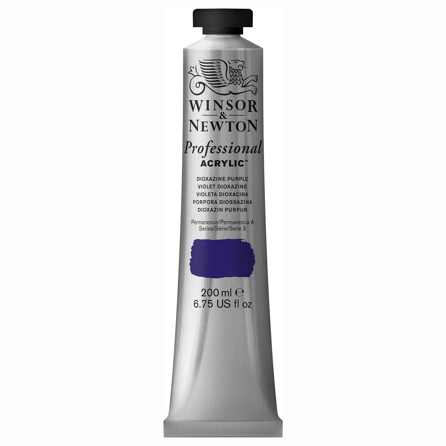 Winsor  Newton Professional Acrylic Color, 200Ml (675Oz) Tube, Dioxazine Purple
