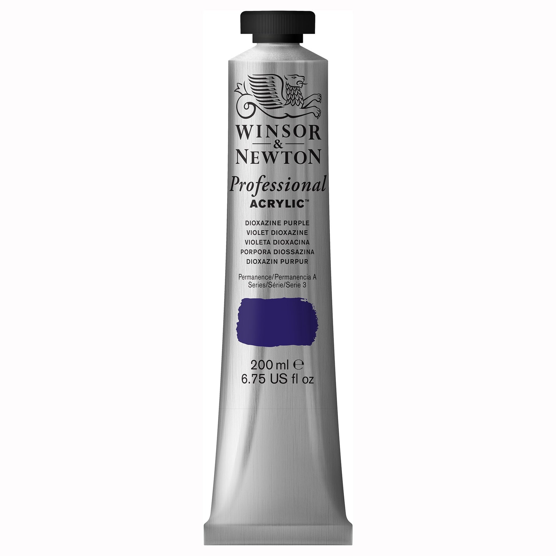 Winsor  Newton Professional Acrylic Color, 200Ml (675Oz) Tube, Dioxazine Purple