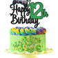 Video Game Happy 12Th Birthday Cake Topper - Video Game Boy'S 12Th Birthday Party Cake Supplies - Game On Level Up Winner Party