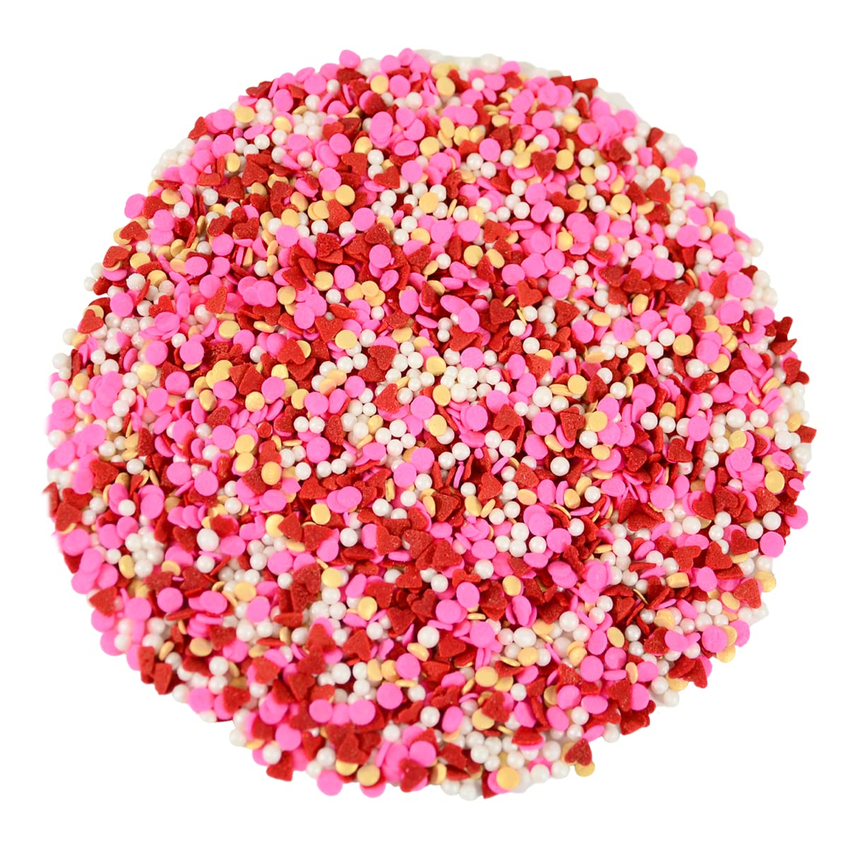Mystic Sprinkles Valentine'S Day Sprinkle Mixes (Hugs & Kisses In Gold 3.2Oz)
