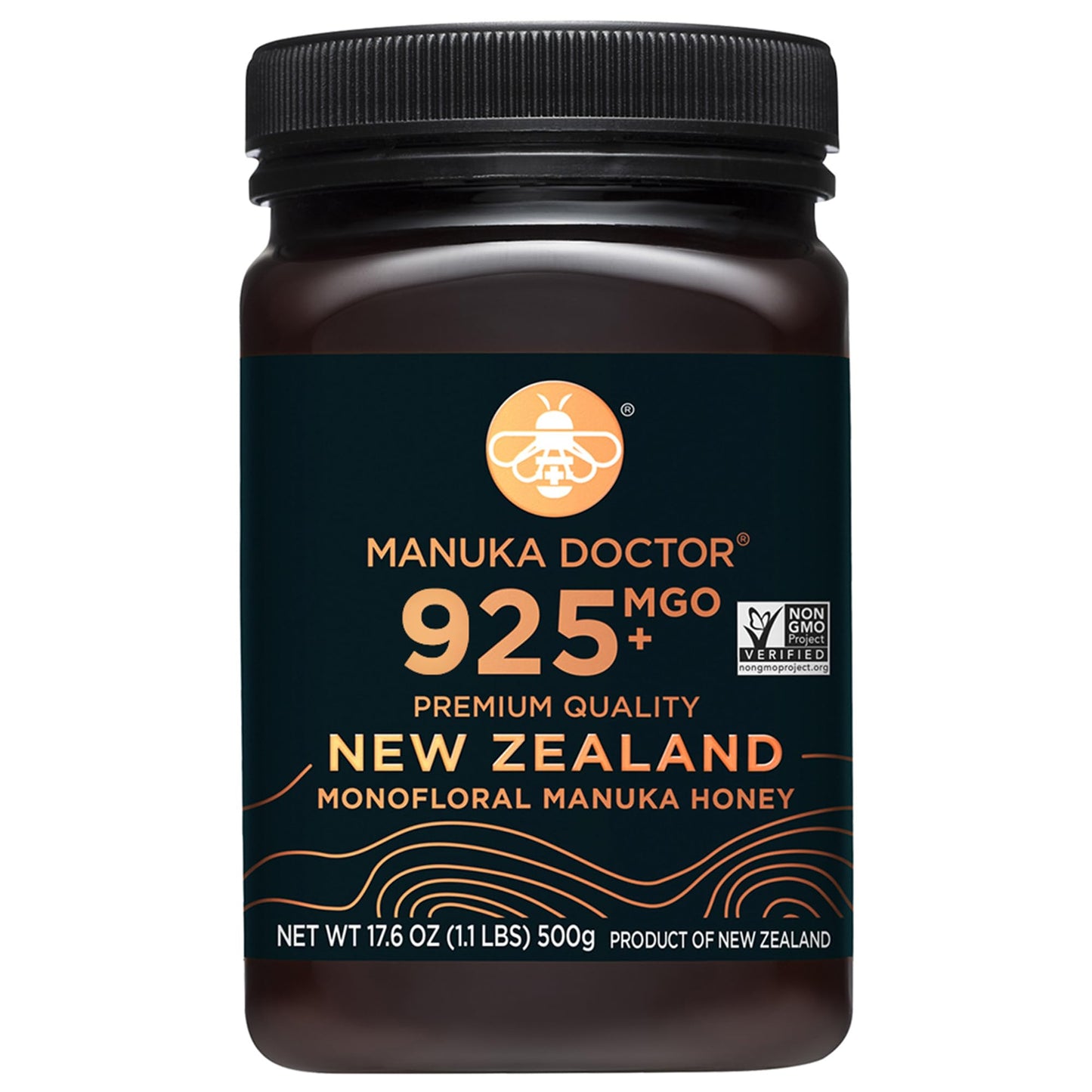 Manuka Doctor - Mgo 925+ Manuka Honey Monofloral  100% Pure New Zealand Honey. Certified. Guaranteed. Raw. Non-Gmo (17.6 Oz)