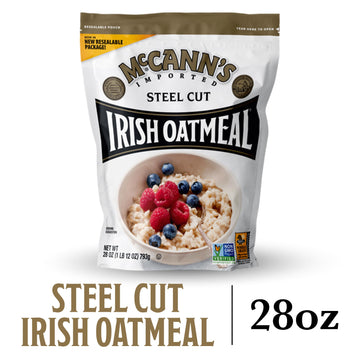 Mccann'S Irish Oatmeal, Traditional Steel Cut Oats, 28 Ounce Bag (Pack Of 6)