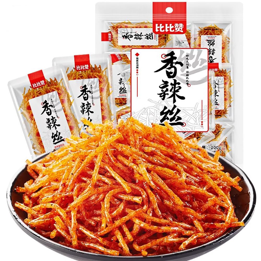 Phuumy Spicy Silk Strips - Tasty Chinese Snacks for Leisure and Parties - Flavorful Latiao Snack