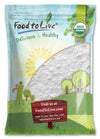 Food to Live Organic Arrowroot Flour, 8 Pounds - Non-GMO Powder, Fine Starch, Grain-Free, Vegan, Bulk. Rich in Dietary Fiber. Na