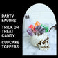 Sweetzo Bat Halloween Tattoo Lollipops - Individually Wrapped Suckers, 24 Count, Medium Size, Perfect for Trick or Treat Goodie Bags