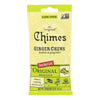 Chimes Ginger Chews Pack Original 1.5 Ounces 12 Count