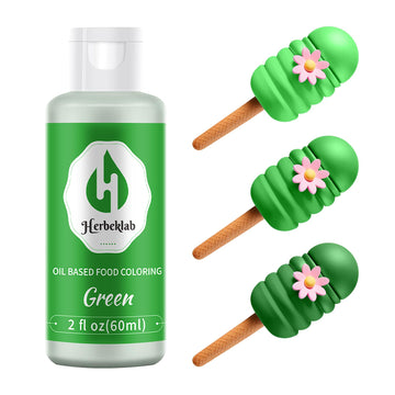 Green Oil Based Food Coloring for Chocolate 2 Fl Oz Professional Concentrated Green Oil Food Dye for Melting Chocolate Candy Mel
