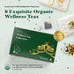 Uncle Lees Organic Tea Variety Gift Set - 8 Teas (6 Bags Each) in Premium Gift Box, 48 Count, Model: cop-001