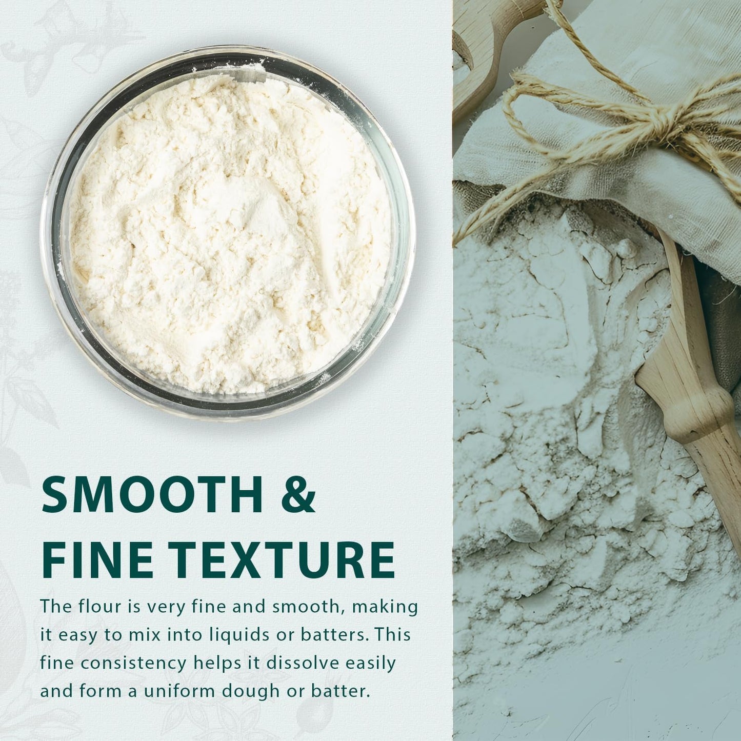 Soeos Glutinous Rice Flour 16 Ounce (Basic), 1 Pack Rice Flour For Baking Or Cooking, All Natural White Rice Flour, Vegan, Glute