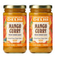 Brooklyn Delhi Mango Curry - Indian Simmer Sauce with Sweet Ripe Mangoes, Coconut Cream, Ginger and Cumin - 12 Ounces - Mild Eno