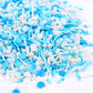 Edible Blue Sprinkles For Cake Decorating, Blue Confetti Sprinkles, Pearl Sprinkles, Jimmy Sprinkles For Cupcakes, Cookies, Choc