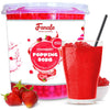 Fanale Strawberry Popping Boba Pearls, Vegan, Non GMO, Gluten Free, Fat Free, Perfect for Bubble Tea, Smoothies, Ice Cream, Dess