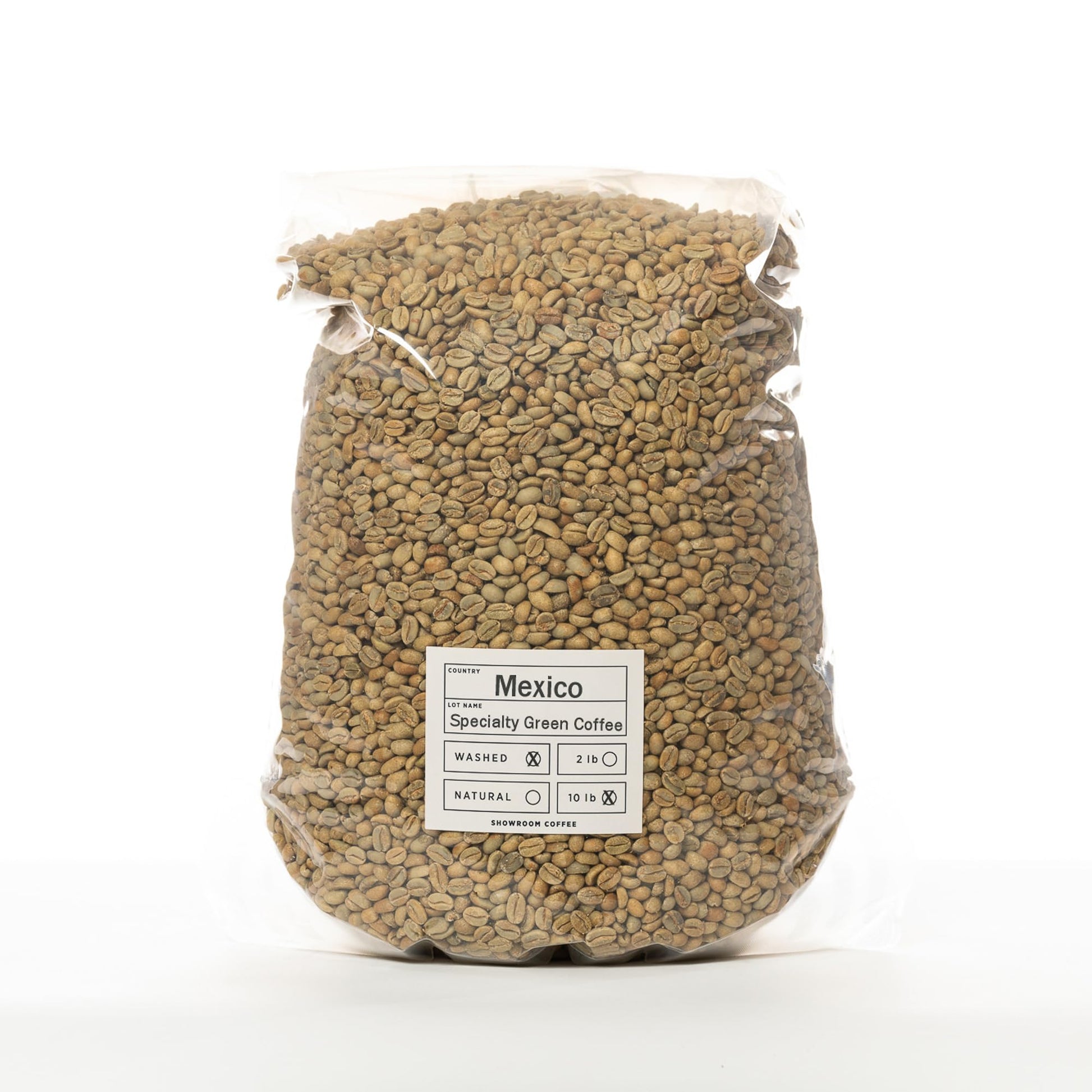 Mexico Unroasted Specialty Green Coffee Beans - Single Origin 100% Arabica - Bulk Wholesale Pricing (10 Pound Bag /4.5kg)