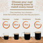 PeleCafe Coffee Machine - Compatible with Senseo Pods - Fast Brewing Single-Serve Coffee Maker with Rich Flavor Extraction  Crema Layer  Space-Saving Sleek Design  Barista-Quality Taste
