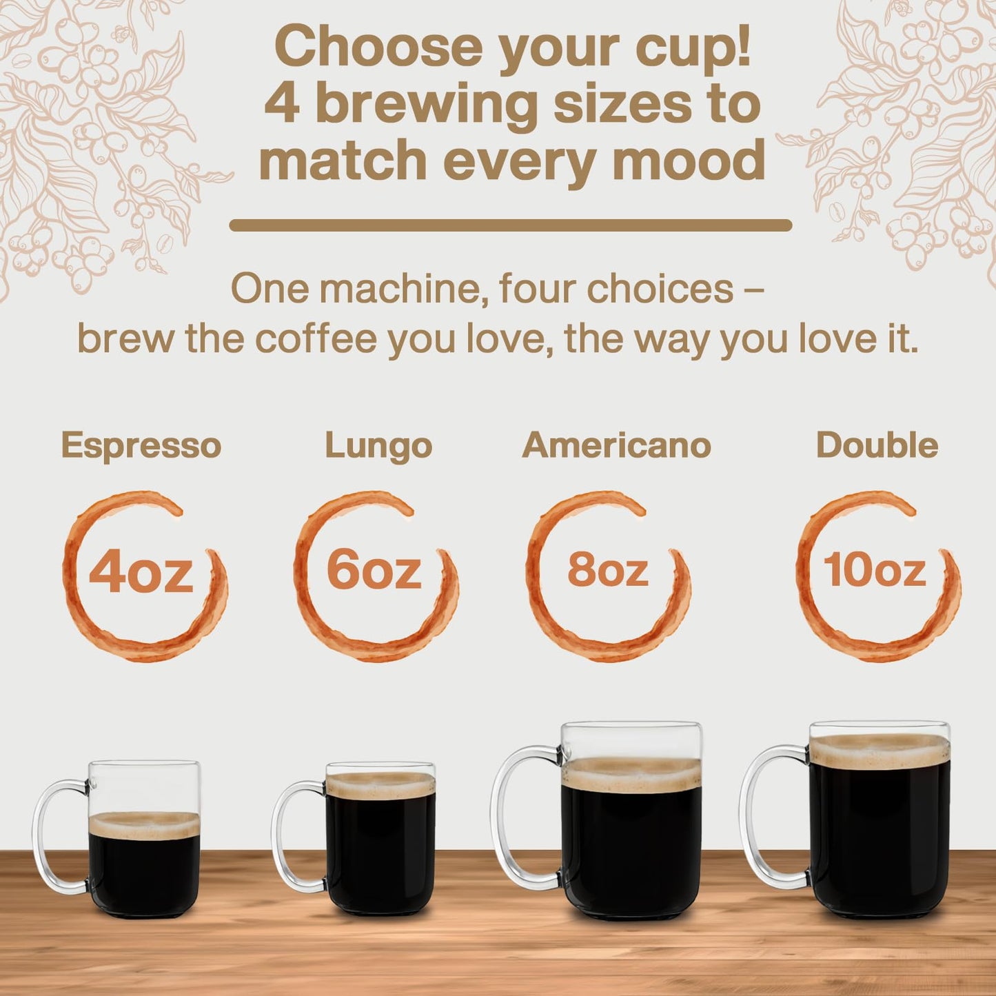 PeleCafe Coffee Machine - Compatible with Senseo Pods - Fast Brewing Single-Serve Coffee Maker with Rich Flavor Extraction  Crema Layer  Space-Saving Sleek Design  Barista-Quality Taste