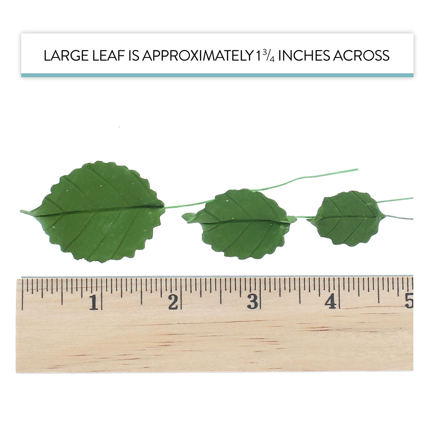 Global Sugar Art Rose Leaf Dark Green Sugar Cake Flower, 3 Sizes, 120 Count By Chef Alan Tetreault