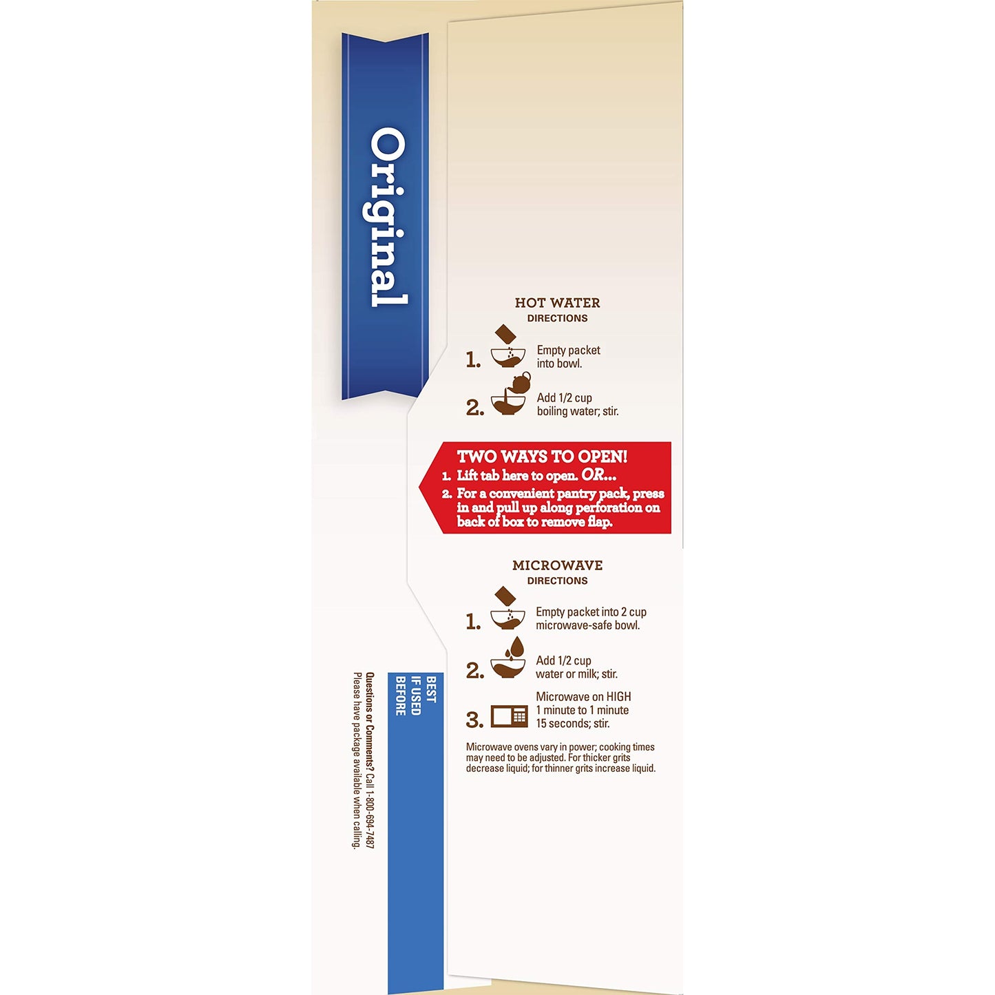 Quaker, Instant Grits, Original, 12 Count, 12oz Box (Pack of 6)