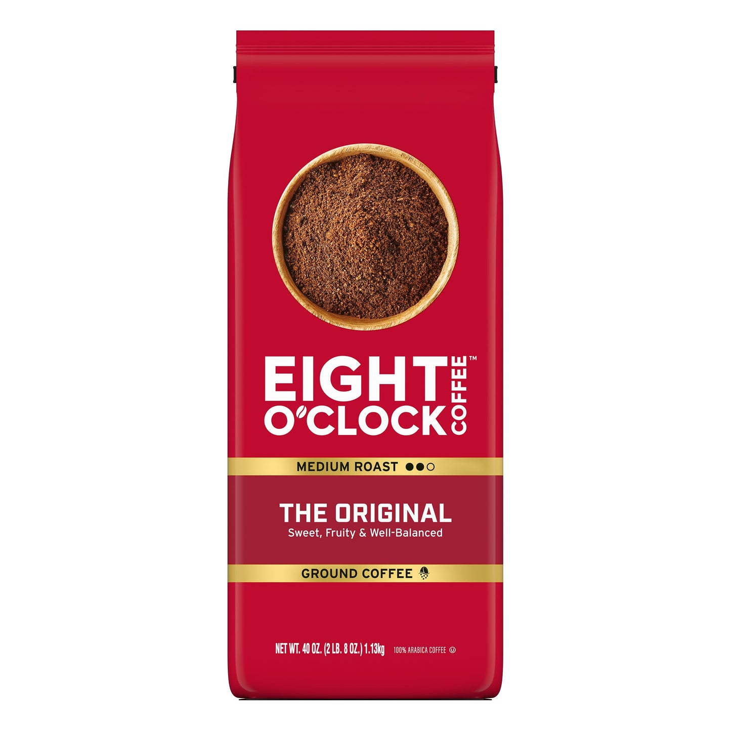 Eight OClock Coffee Texas Pecan Praline Ground Coffee, Medium Roast, 11 Ounce, Original, Pack of 1
