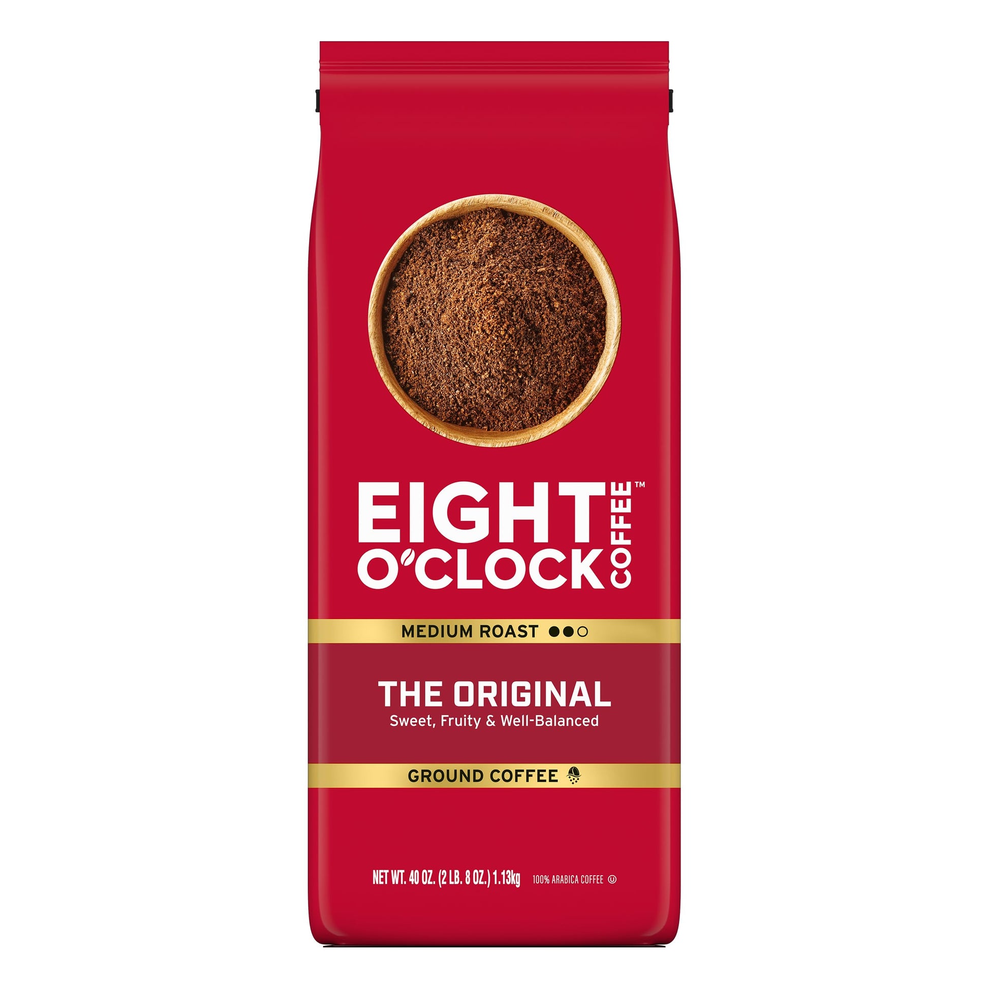 Eight OClock Coffee Texas Pecan Praline Ground Coffee, Medium Roast, 11 Ounce, Original, Pack of 1