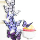 Sugar Robot Edible Butterflies For Cake Decorating- Ombre Monarch Butterfly- Cake Toppers And Cupcake Toppers - Decoration Made In The Usa - Enhanced Crafted (Purple)