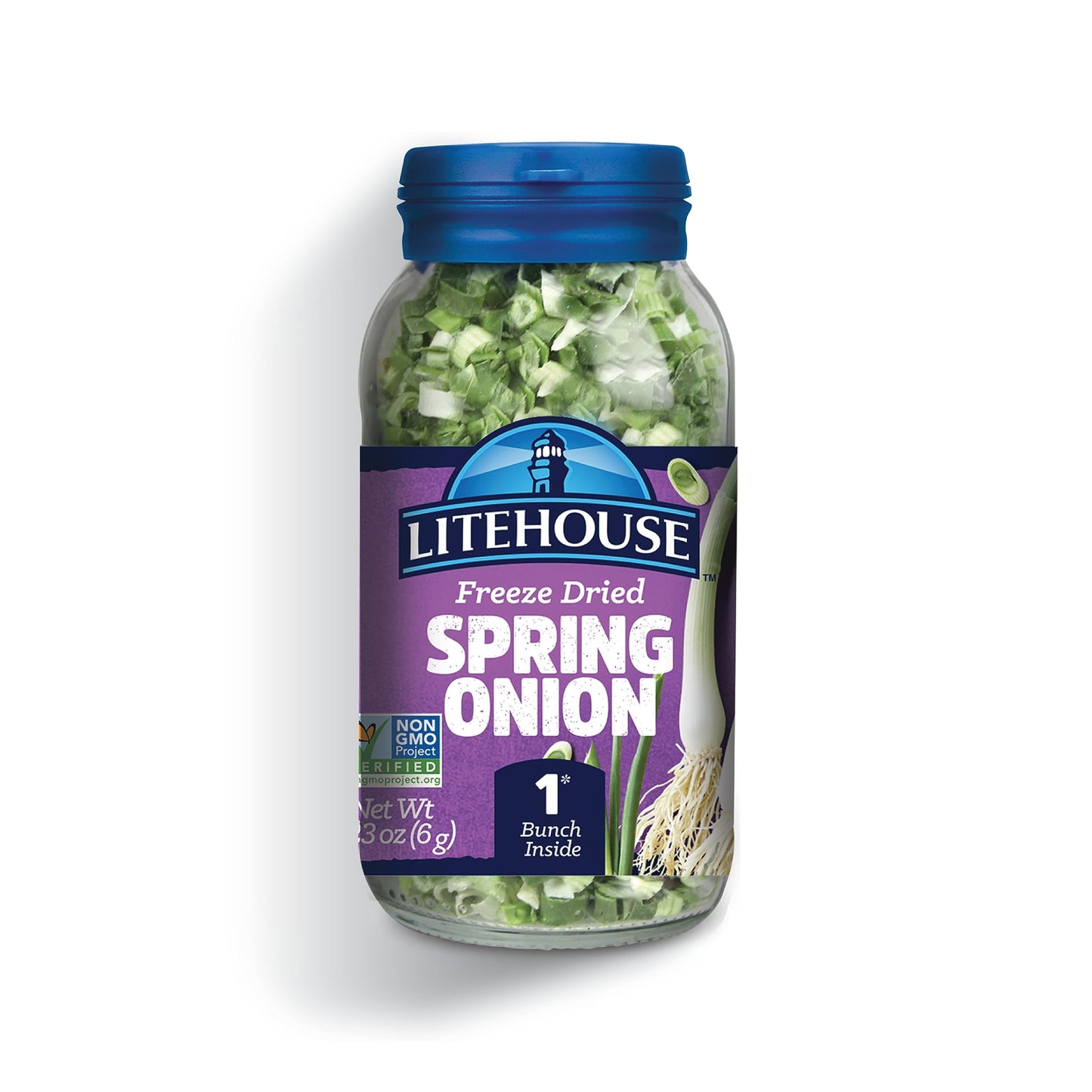 LITEHOUSE Freeze Dried Spring Onion - Fresh Taste, Gluten Free, Keto Friendly - 0.23 Ounce