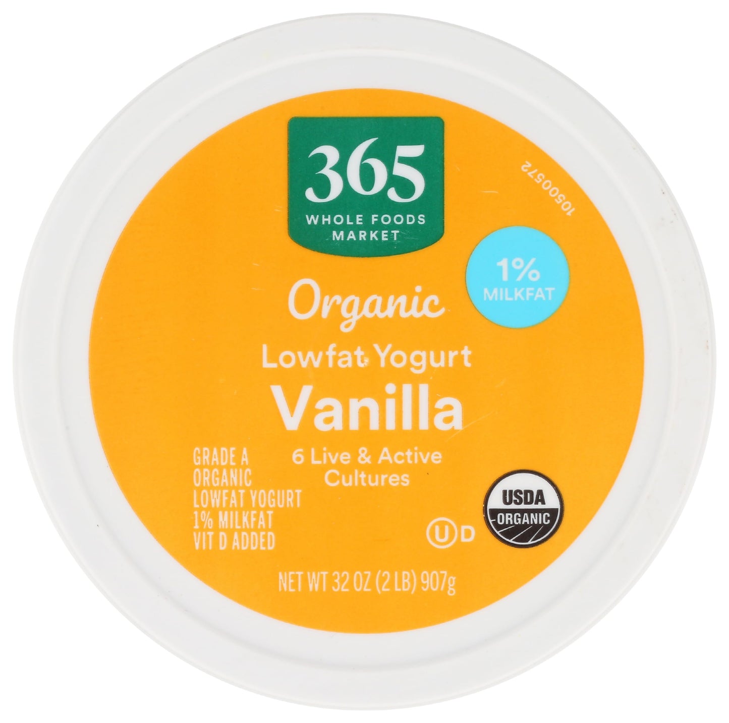365 by Whole Foods Market, Organic Vanilla Low Fat Yogurt, 32 oz