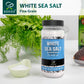 Soeos Sea Salt  Fine Grain  20 Oz (1.25 Pound)  Non-GMO  Nature Himalayan White Salt  Rock Salt for Grinder Refill (Pack of 1)