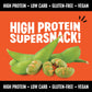 The Only Bean Crunchy Roasted Edamame Snacks (Buffalo) - High Protein (11g), Low Carb Keto Vegan Office Snack, Gluten Free Healt