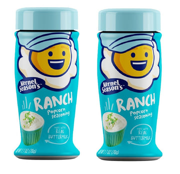 Kernel Seasons Popcorn Seasoning, Cool Ranch Flavored Snack Seasoning Shakers (Pack of 2)
