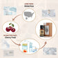 Akarz Cherry Essential Oil Natural Organic Pure Cherry Oil For Skin Body Hair Care, Candle,Soap,Making, Diy,Massage Aroma 0.34 F