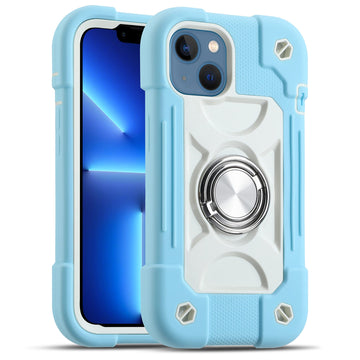 Markill Compatible With Iphone 14 Caseiphone 13 Case 61 Inch With Built-In 360Arotating Ring Stand, Military Grade Drop Protecti