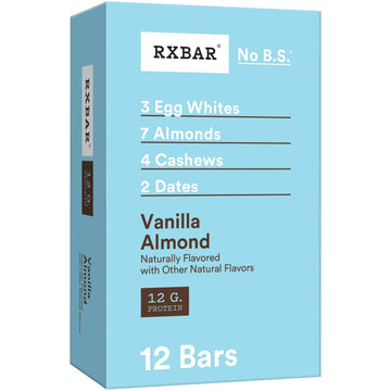 Rxbar Protein Bar, Vanilla Almond, 12G Protein