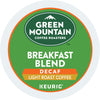 Green Mountain Coffee Roasters Keurig Single-Serve K-Cup Pods, Breakfast Blend Decaf Light Roast Coffee, 12 Count (Pack of 1)