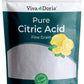 Viva Doria 100% Pure Citric Acid, Food Grade, Fine Grain, 2 Lb (907 G)