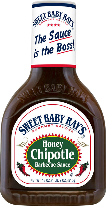 Sweet Baby Rays Barbecue Sauce, Honey Chipotle, 18 oz