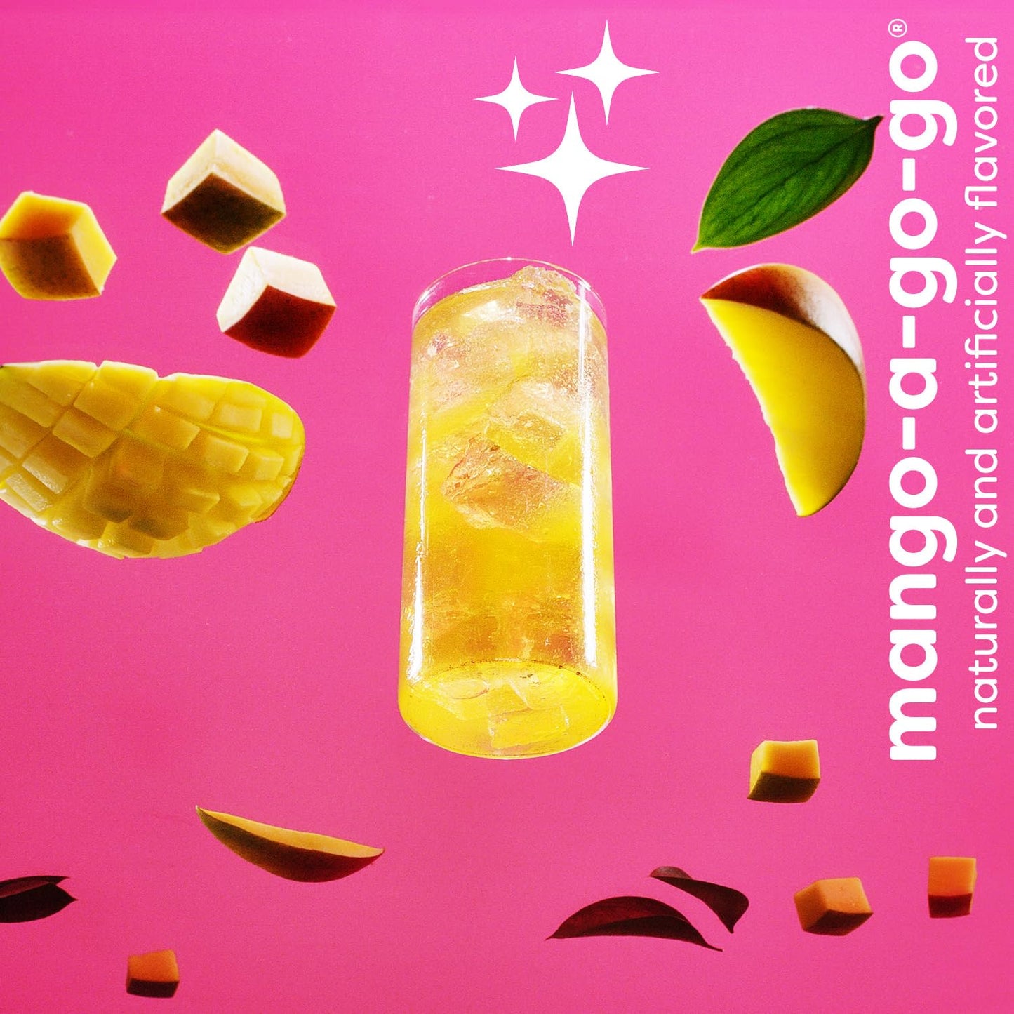 Jamba Singles To Go! Mango-A-Go-Go Smoothie-Inspired Powdered Drink Mix Sticks, 6-Count, 3G Energy (Green Tea, Ginseng, Guarana)