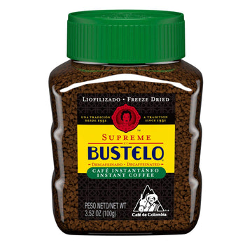 Bustelo Freeze Dried Decaffeinated Instant Supreme Coffee, 3.52 oz