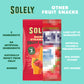 SOLELY - Organic Mango & Strawberry Whole Fruit Gummies (Pack of 6 Boxes, 5 Bags per Box) - Real Fresh Fruit - Healthy Snacks fo