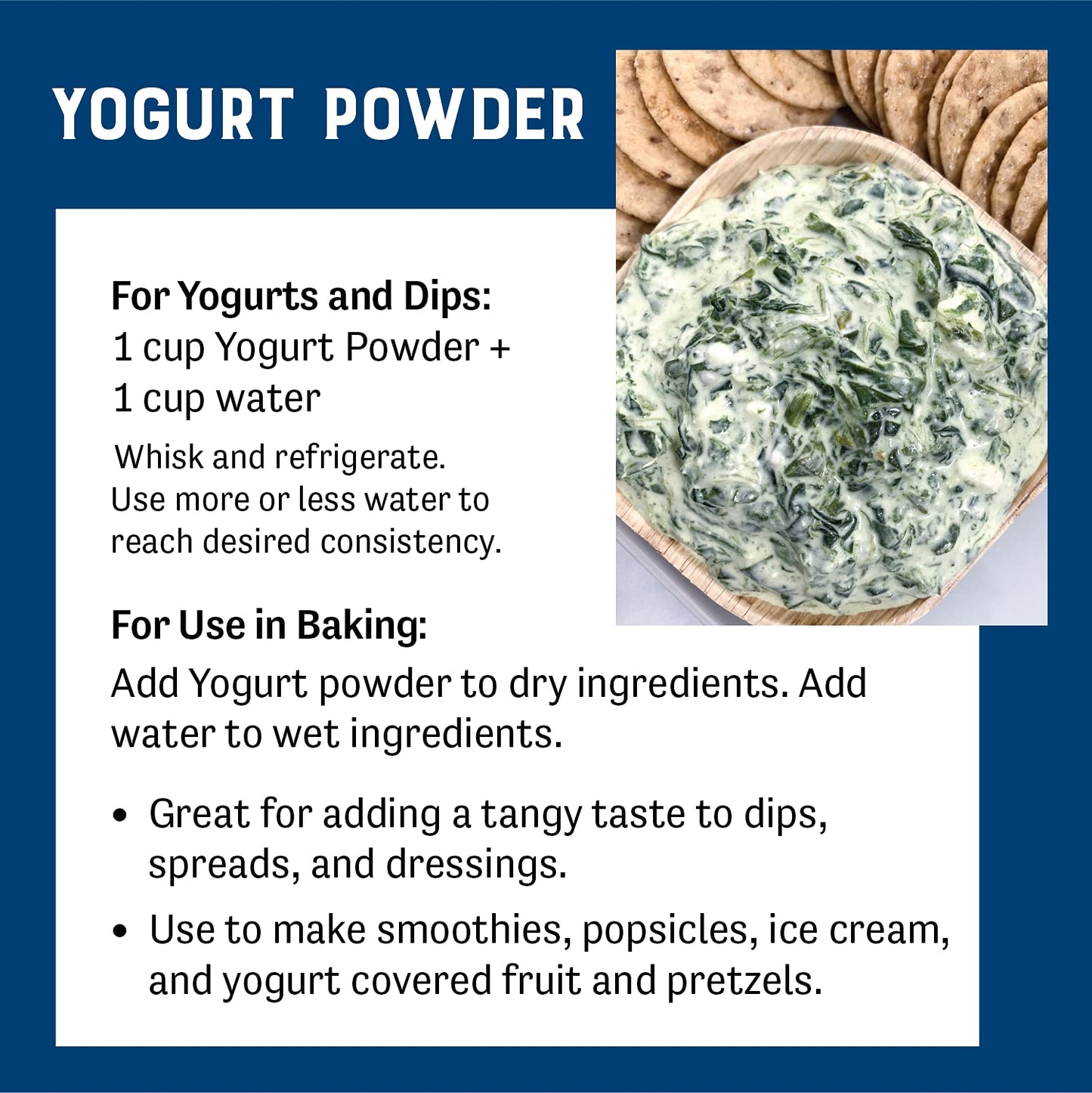 Judees Yogurt Powder - 100% Non-GMO, Gluten-Free, Nut-Free - 11.25oz - Made from Real Dairy - Homemade Yogurt & Dips