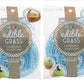 Grandys Candys Edible Easter Grass Bundle - Green Apple, Blueberry, Strawberry Flavors - 2 Packages of Blueberry Grass