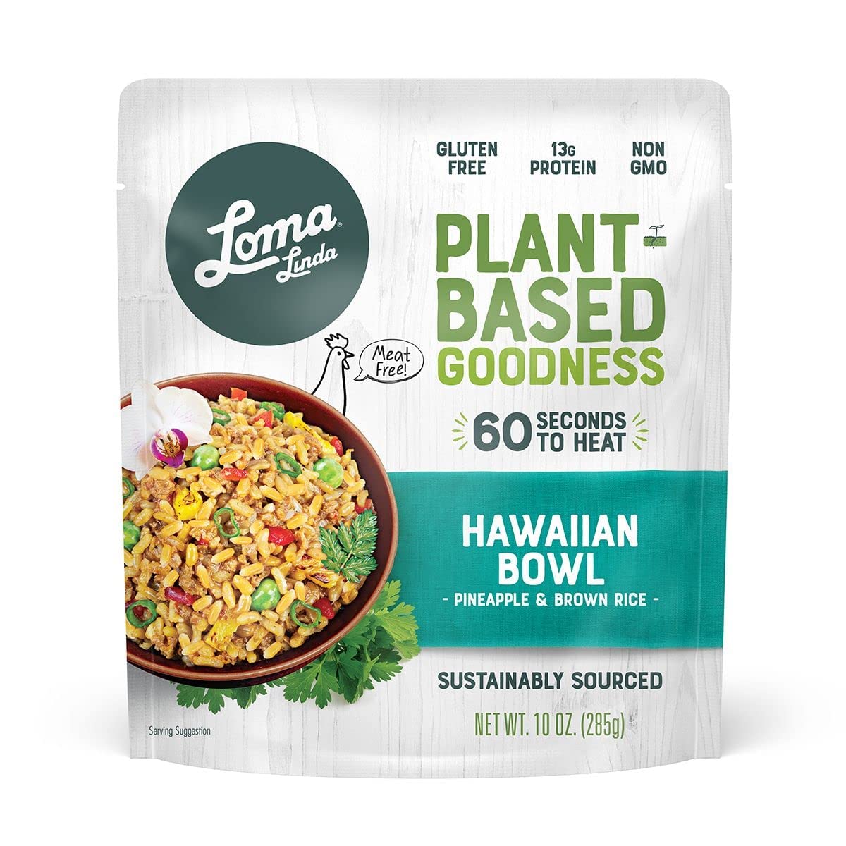 Loma Linda - Plant-Based Complete Meal Solution 10 oz. Packets (Hawaiian Bowl, 6 Pack)