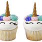 Decopac Unicorn Horn Cake Picks, 72-Pack, Cupcake Toppers, Reusable Decorations For Cakes, Cupcakes And Other Bakes, Create Magi