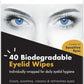 The Eye Doctor Eyelid Wipes - 40 Biodegradable Single-Use Wipes for Sensitive Eyes, Dry Eyes, Blepharitis & MGD - Rinse-Free Makeup Remover