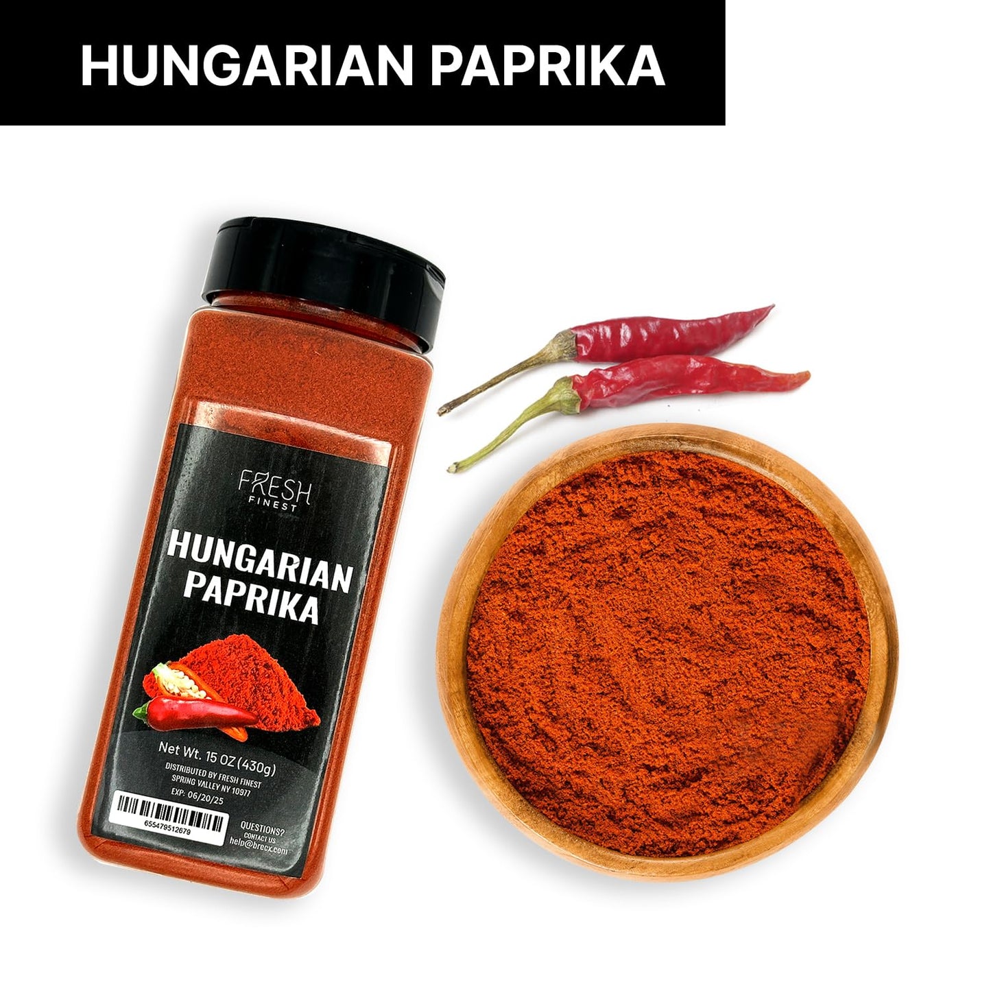 Fresh Finest Hungarian Paprika - Delicious Authentic Sweet Paprika Powder Hungarian - Mild Spice Sweet Paprika Powder for a Wide