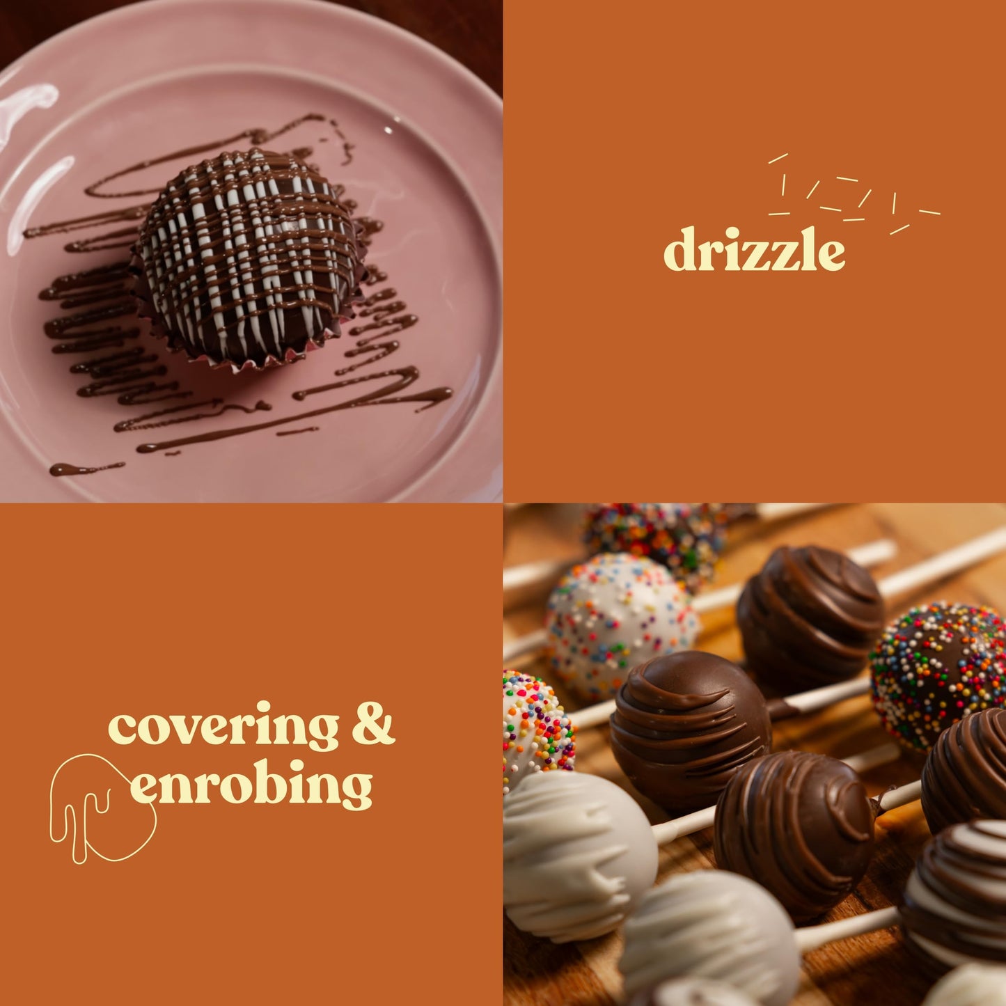Cambie Melting Chocolate Candy Melts - 2 Pounds of Milk Chocolate Melts Used for Dipping  Baking & Toppings - enhanced Quality Chocolate Wafers for Homemade Desserts