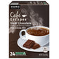 Cafe Escapes 6802Ct Dark Chocolate Hot Cocoa K-Cups, 24/Box, 4 Box/Carton