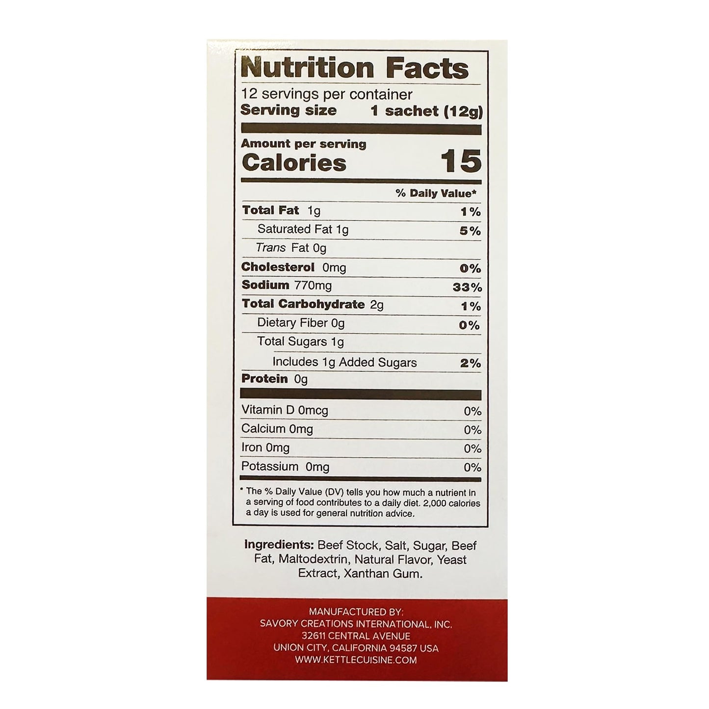 Stapster BEEF BROTH, CHICKEN BROTH, VEGETABLE BROTH Concentrate 9.6 G - Bundle of 30 pcs - 10 pcs of Each Broth