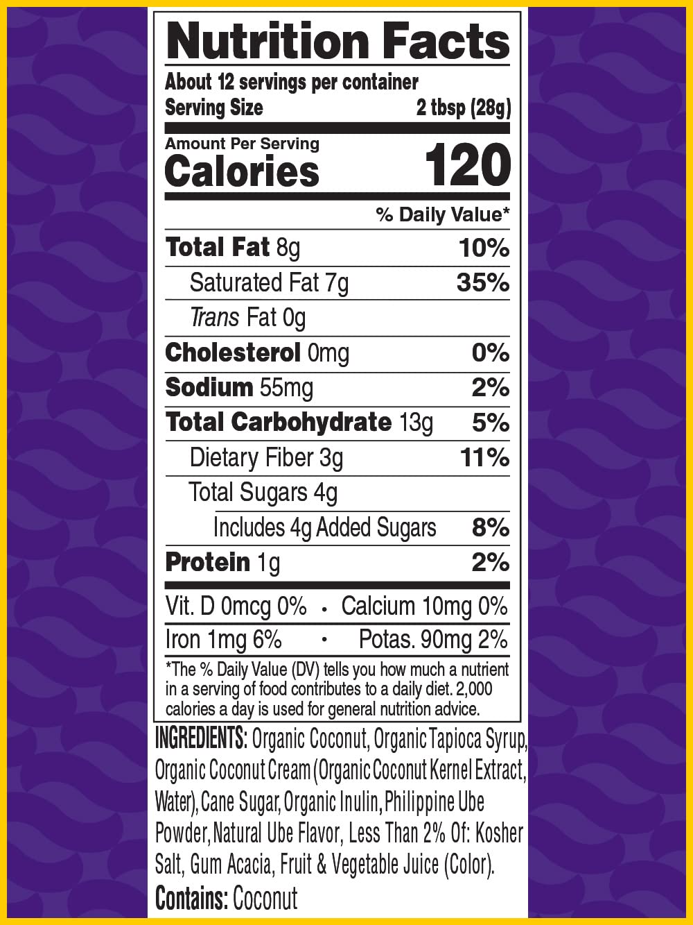 Fila Manila Ube Coconut Spread - Vegan, Gluten Free, Dairy Free - 5.8 OZ Pouch - 3 Pack
